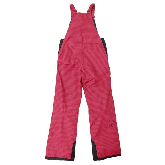 Arctix A6 Snow Bib Kids 14/16 Large Red Insulated Front Zip Outdoor Winter - Picture 6 of 12